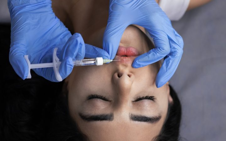 Cosmetische gezichtsinjectie