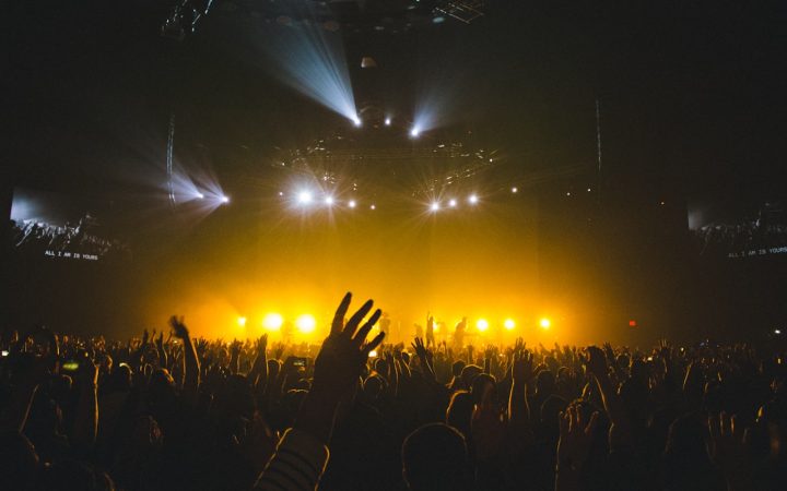 Concert met podiumlicht