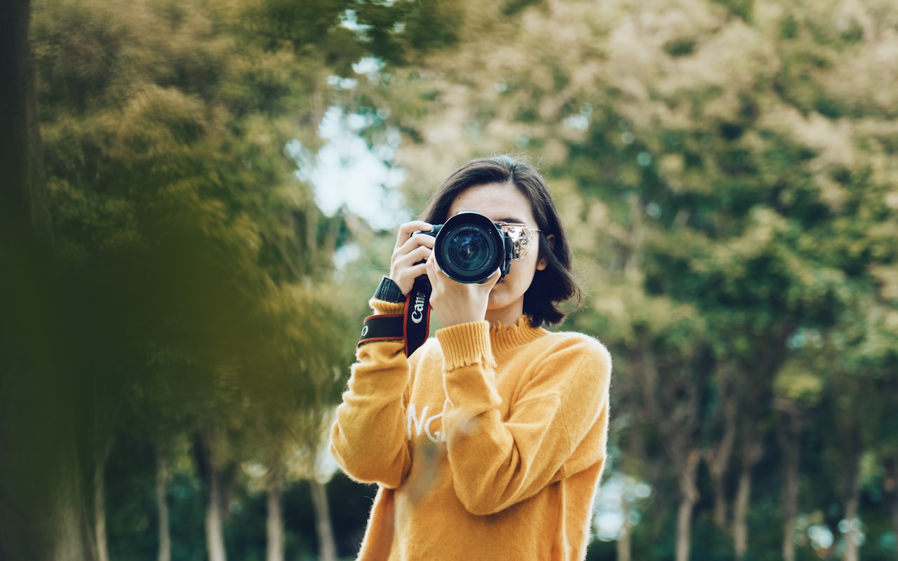 Fotograaf met camera