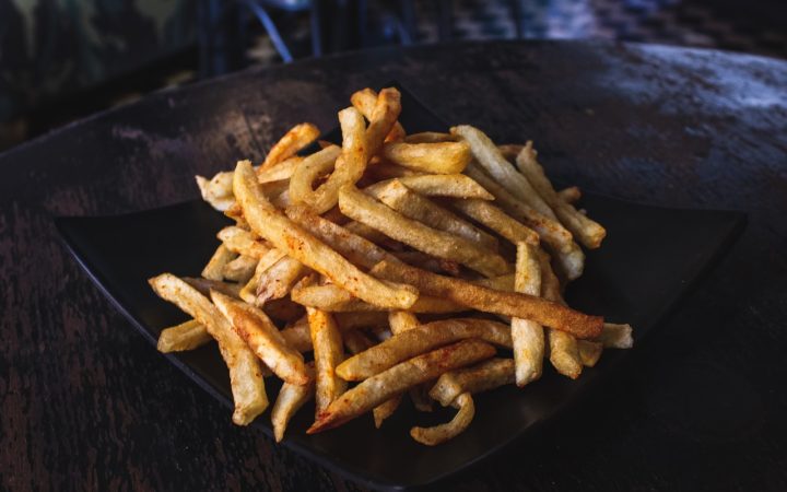 Bord met friet