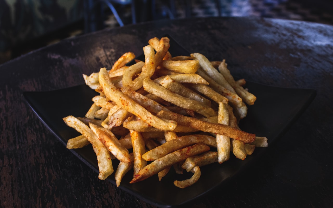 Bord met friet