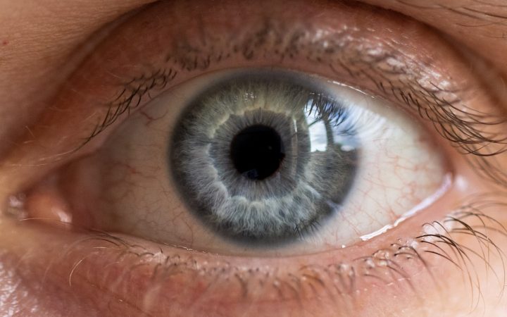 Close-up van een oog